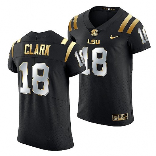 Lsu Tigers Damone Clark 2021 22 Golden Edition Elite Football Black Jersey Lsu Tigers Damone Clark 2021 22 Golden Edition Elite Football Black Jersey