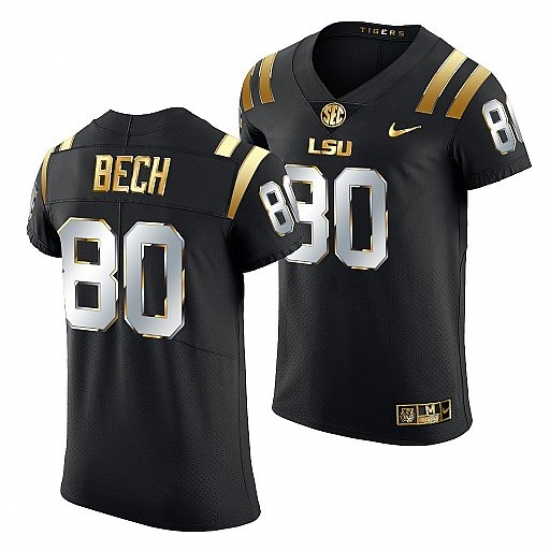 Lsu Tigers Jack Bech 2021 22 Golden Edition Elite Football Black Jersey Lsu Tigers Jack Bech 2021 22 Golden Edition Elite Football Black Jersey