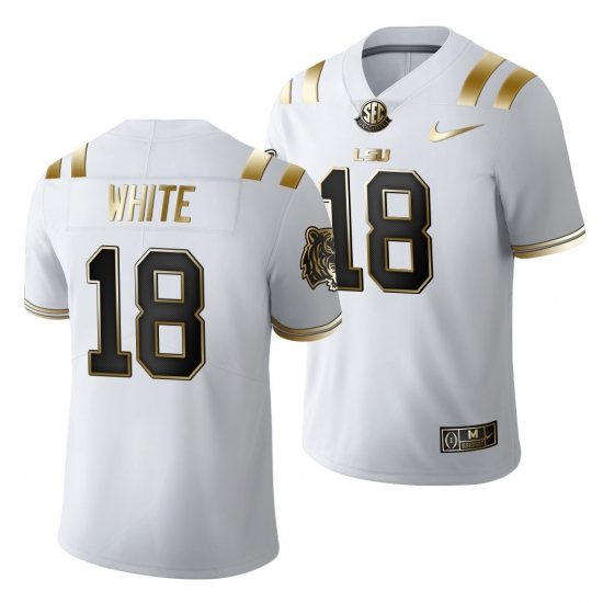 Lsu Tigers Tre'Davious White Golden Edition Limited Nfl White Jersey Lsu Tigers Tre'Davious White Golden Edition Limited Nfl White Jersey