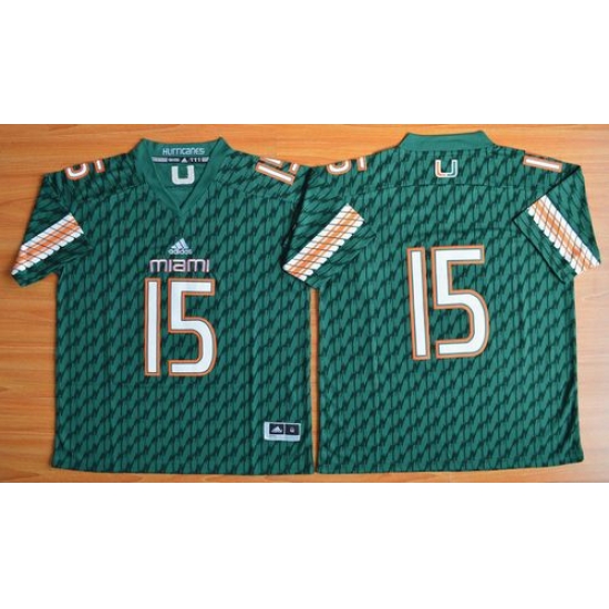 Hurricanes #15 Brad Kaaya Green Stitched NCAA Jerseys Hurricanes #15 Brad Kaaya Green Stitched NCAA Jerseys