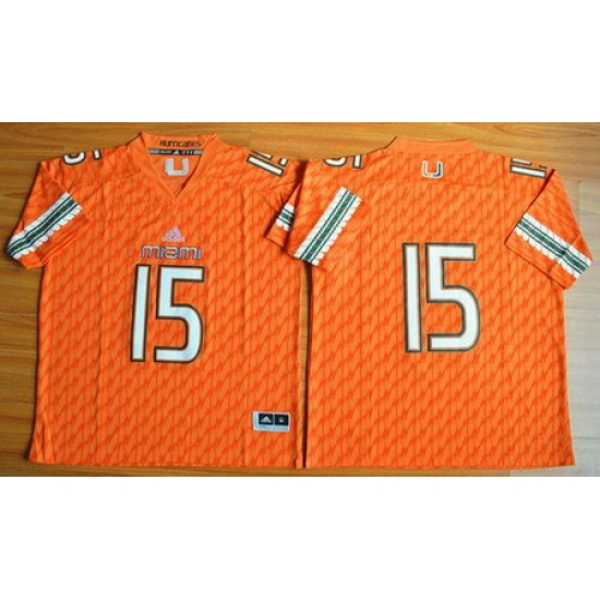 Hurricanes #15 Brad Kaaya Orange Stitched NCAA Jerseys Hurricanes #15 Brad Kaaya Orange Stitched NCAA Jerseys