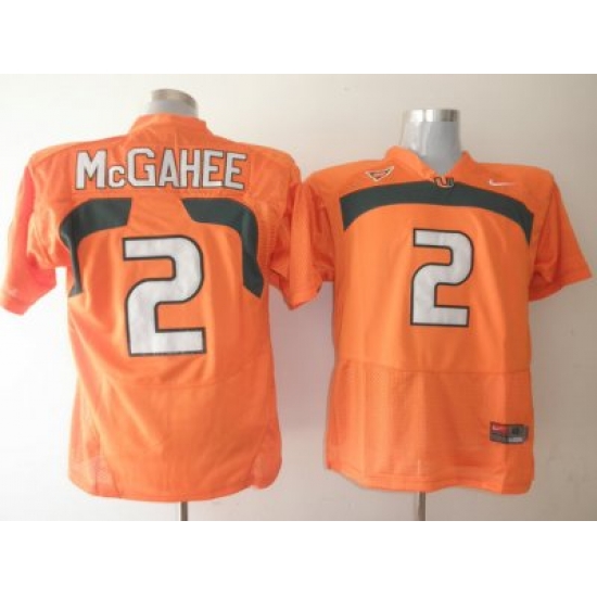 Hurricanes #2 Willis McGahee Orange Embroidered NCAA Jerseys Hurricanes #2 Willis McGahee Orange Embroidered NCAA Jerseys