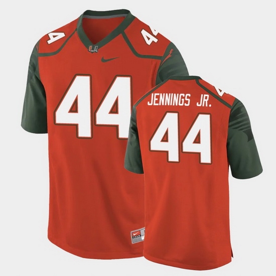 Men Miami Hurricanes Bradley Jennings Jr. Replica Orange College Football Jersey Men Miami Hurricanes Bradley Jennings Jr. Replica Orange College Football Jersey