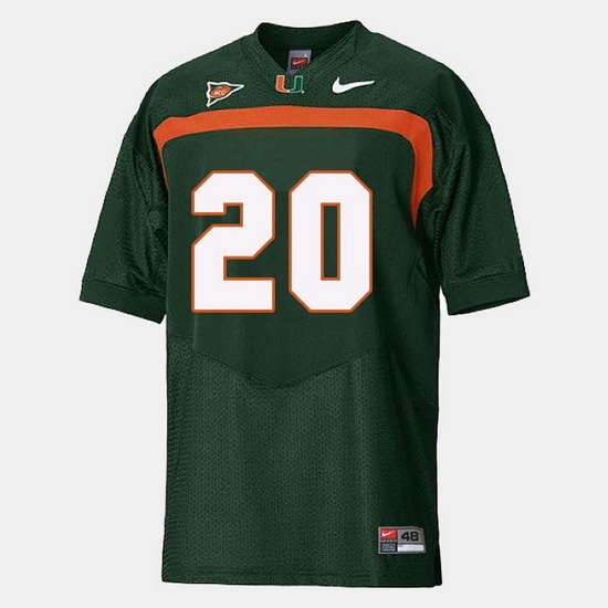 Men Miami Hurricanes Ed Reed College Football Green Jersey Men Miami Hurricanes Ed Reed College Football Green Jersey