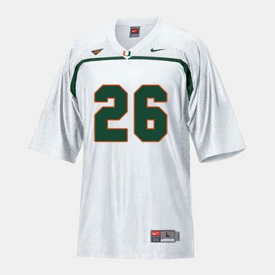 Men Miami Hurricanes Sean Taylor College Football White Jersey Men Miami Hurricanes Sean Taylor College Football White Jersey