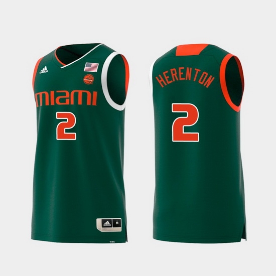 Men Miami Hurricanes Willie Herenton Green Replica College Basketball Jersey Men Miami Hurricanes Willie Herenton Green Replica College Basketball Jersey