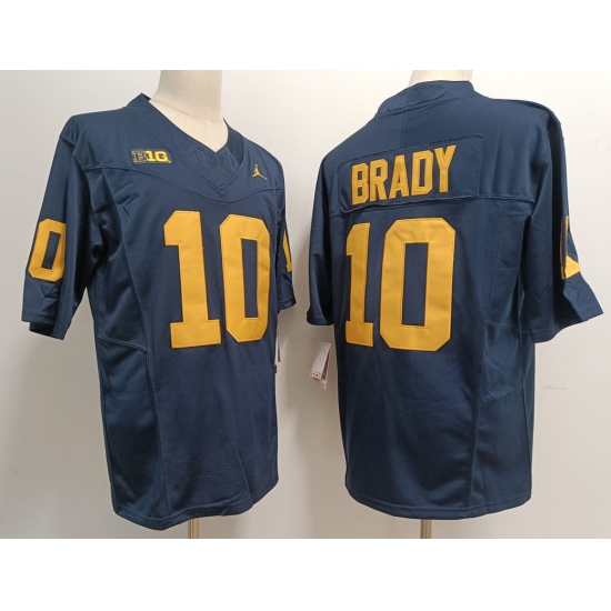 Men Women Youth Michigan Wolverines #10 Tom Brady Navy 2023 F U S E College Football Jersey Men Women Youth Michigan Wolverines #10 Tom Brady Navy 2023 F U S E College Football Jersey