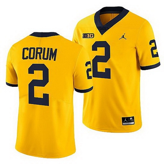 Michigan Wolverines Blake Corum Maize College Football Men Jersey Michigan Wolverines Blake Corum Maize College Football Men Jersey