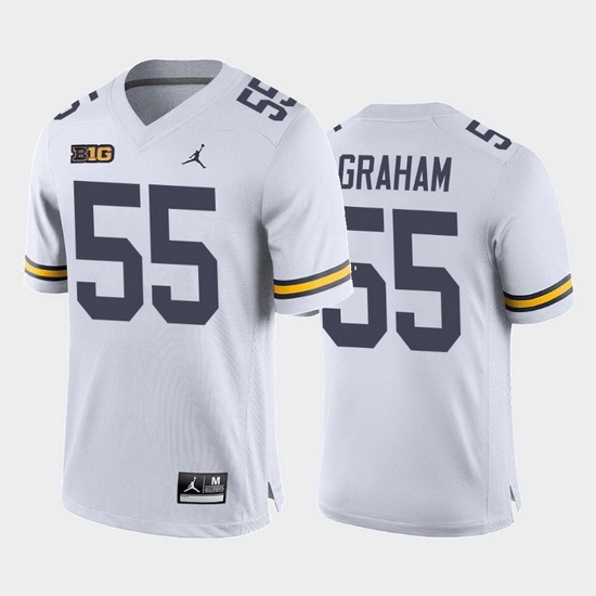 Michigan Wolverines Brandon Graham White Away Men'S Jersey Michigan Wolverines Brandon Graham White Away Men'S Jersey