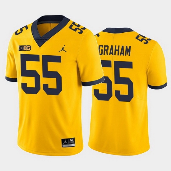 Michigan Wolverines Brandon Graham Yellow Alternate Men'S Jersey Michigan Wolverines Brandon Graham Yellow Alternate Men'S Jersey