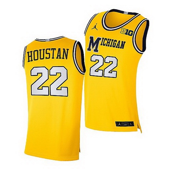 Michigan Wolverines Caleb Houstan Replica 2021 Jersey Michigan Wolverines Caleb Houstan Replica 2021 Jersey