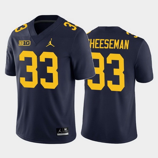 Michigan Wolverines Cameron Cheeseman Navy Home Men'S Jersey Michigan Wolverines Cameron Cheeseman Navy Home Men'S Jersey