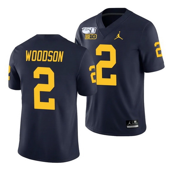 Michigan Wolverines Charles Woodson Navy College Football Men'S Jersey Michigan Wolverines Charles Woodson Navy College Football Men'S Jersey