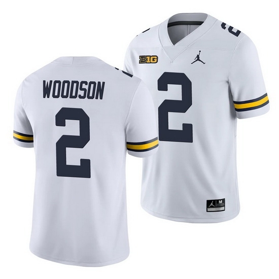 Michigan Wolverines Charles Woodson White College Football Men'S Jersey Michigan Wolverines Charles Woodson White College Football Men'S Jersey