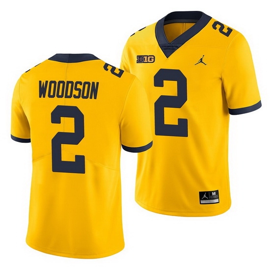 Michigan Wolverines Charles Woodson Yellow Game Men'S Jersey Michigan Wolverines Charles Woodson Yellow Game Men'S Jersey