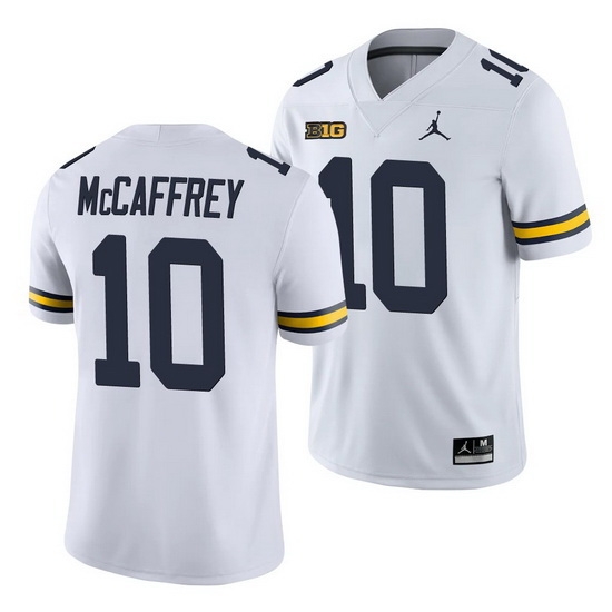 Michigan Wolverines Dylan Mccaffrey White College Football Men'S Jersey Michigan Wolverines Dylan Mccaffrey White College Football Men'S Jersey