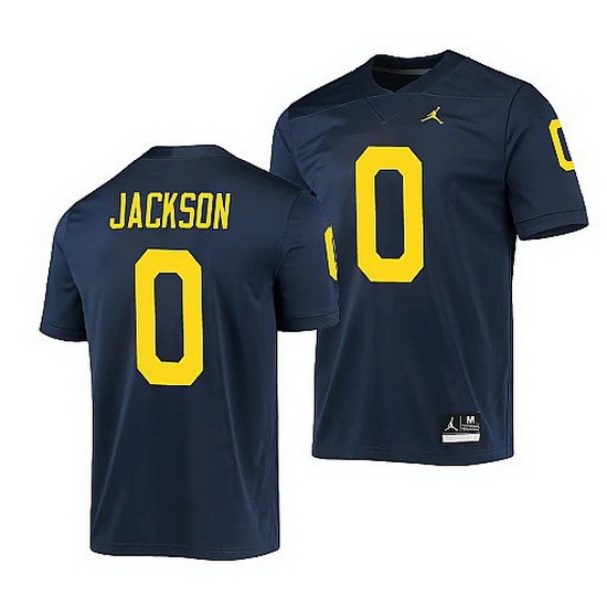Michigan Wolverines Giles Jackson Navy Game Men'S Jersey Michigan Wolverines Giles Jackson Navy Game Men'S Jersey