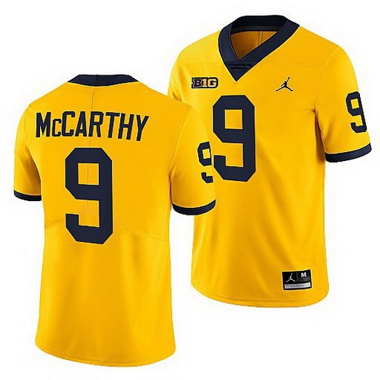 Michigan Wolverines J.J. Mccarthy Maize College Football Men Jersey Michigan Wolverines J.J. Mccarthy Maize College Football Men Jersey