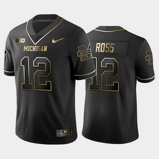 Michigan Wolverines Josh Ross Black 2019 Golden Edition Men'S Jersey Michigan Wolverines Josh Ross Black 2019 Golden Edition Men'S Jersey