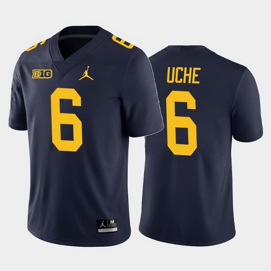 Michigan Wolverines Josh Uche Navy Home Men'S Jersey Michigan Wolverines Josh Uche Navy Home Men'S Jersey