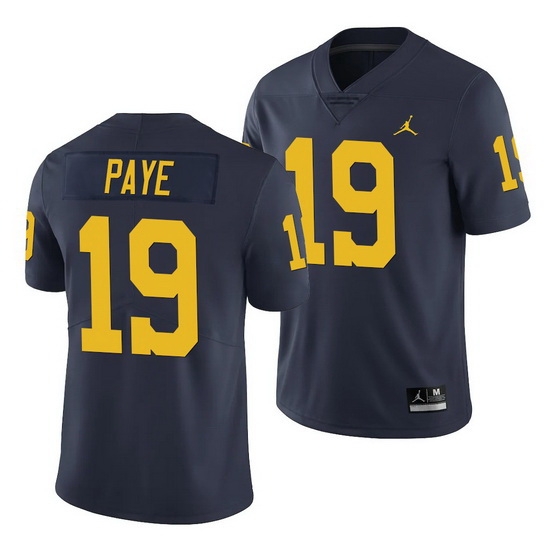 Michigan Wolverines Kwity Paye Navy Limited Men'S Jersey Michigan Wolverines Kwity Paye Navy Limited Men'S Jersey
