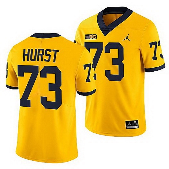 Michigan Wolverines Maurice Hurst Maize Nfl Alumni Men Jersey Michigan Wolverines Maurice Hurst Maize Nfl Alumni Men Jersey