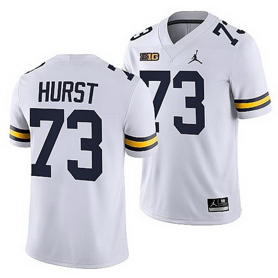 Michigan Wolverines Maurice Hurst White Nfl Alumni Men Jersey Michigan Wolverines Maurice Hurst White Nfl Alumni Men Jersey