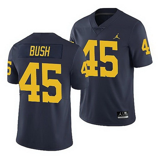 Michigan Wolverines Peter Bush Navy Limited Men'S Jersey Michigan Wolverines Peter Bush Navy Limited Men'S Jersey