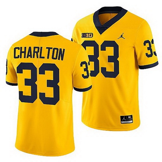 Michigan Wolverines Taco Charlton Maize Nfl Alumni Men Jersey Michigan Wolverines Taco Charlton Maize Nfl Alumni Men Jersey