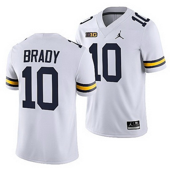 Michigan Wolverines Tom Brady White Nfl Alumni Mvp Men Jersey Michigan Wolverines Tom Brady White Nfl Alumni Mvp Men Jersey