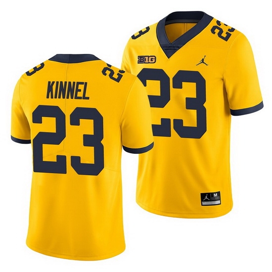 Michigan Wolverines Tyree Kinnel Yellow Game Men'S Jersey Michigan Wolverines Tyree Kinnel Yellow Game Men'S Jersey