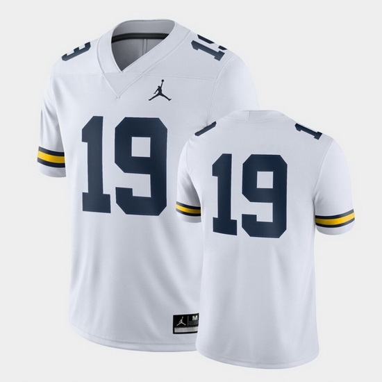 Michigan Wolverines White Game Men'S Jersey (1) Michigan Wolverines White Game Men'S Jersey (1)