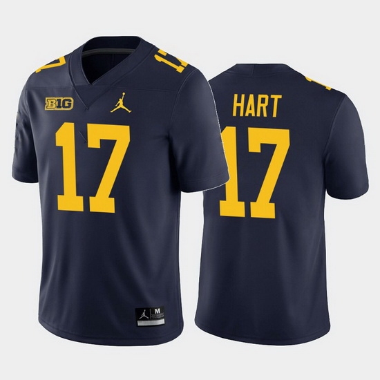 Michigan Wolverines Will Hart Navy Home Men'S Jersey Michigan Wolverines Will Hart Navy Home Men'S Jersey