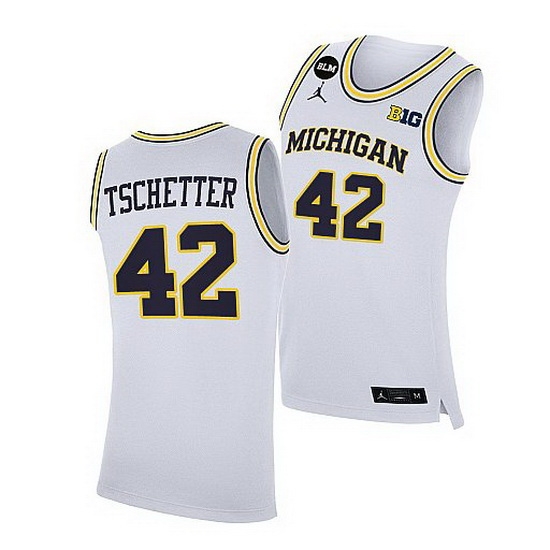 Michigan Wolverines Will Tschetter White Home Jersey Michigan Wolverines Will Tschetter White Home Jersey