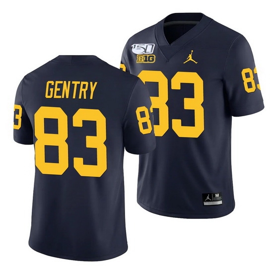 Michigan Wolverines Zach Gentry Navy College Football Men'S Jersey Michigan Wolverines Zach Gentry Navy College Football Men'S Jersey