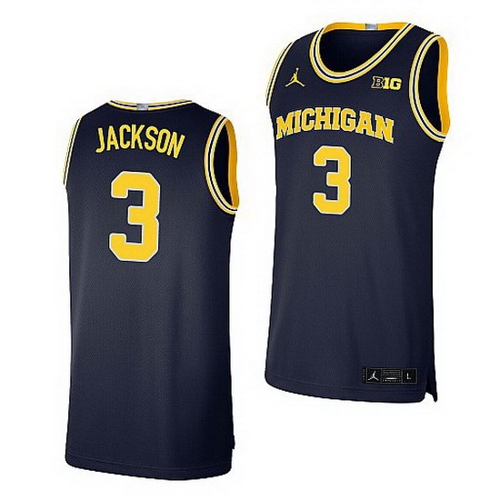 Michigan Wolverines Zeb Jackson Navy Limited Basketball Jersey Michigan Wolverines Zeb Jackson Navy Limited Basketball Jersey