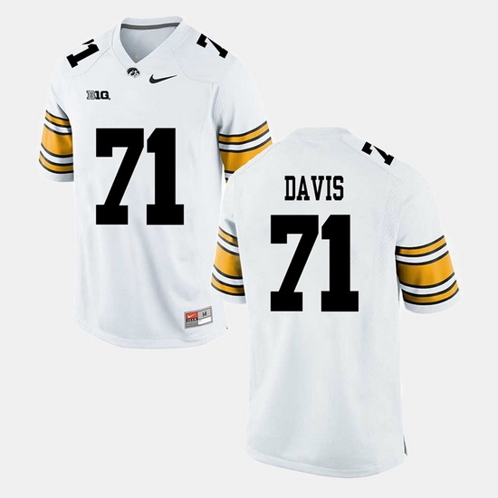 Carl Davis White Iowa Hawkeyes Alumni Football Game Jersey Carl Davis White Iowa Hawkeyes Alumni Football Game Jersey