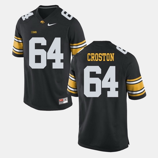 Cole Croston Black Iowa Hawkeyes Alumni Football Game Jersey Cole Croston Black Iowa Hawkeyes Alumni Football Game Jersey