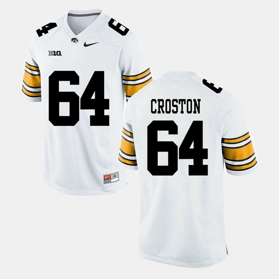 Cole Croston White Iowa Hawkeyes Alumni Football Game Jersey Cole Croston White Iowa Hawkeyes Alumni Football Game Jersey