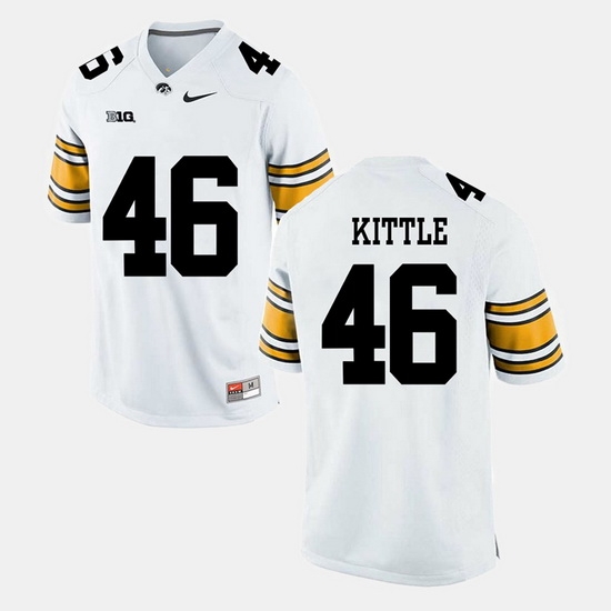 George Kittle White Iowa Hawkeyes Alumni Football Game Jersey George Kittle White Iowa Hawkeyes Alumni Football Game Jersey