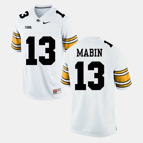 Greg Mabin White Iowa Hawkeyes Alumni Football Game Jersey Greg Mabin White Iowa Hawkeyes Alumni Football Game Jersey