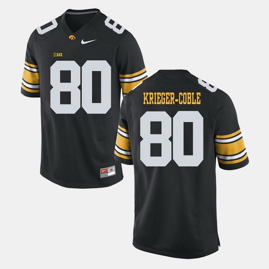 Henry Krieger Coble Black Iowa Hawkeyes Alumni Football Game Jersey Henry Krieger Coble Black Iowa Hawkeyes Alumni Football Game Jersey