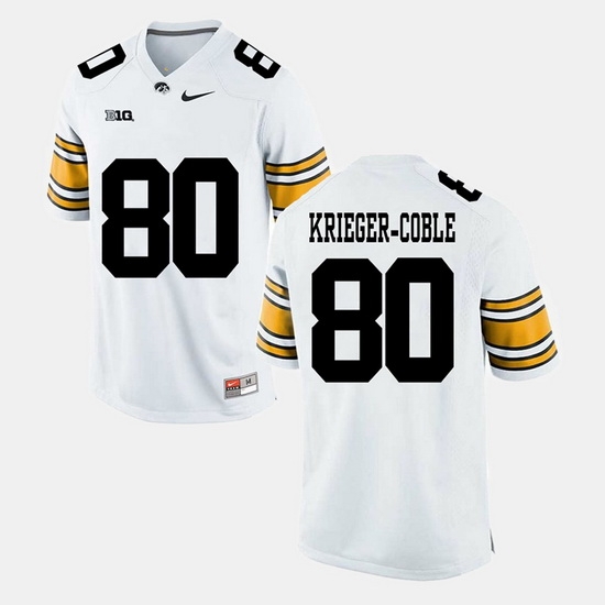Henry Krieger Coble White Iowa Hawkeyes Alumni Football Game Jersey Henry Krieger Coble White Iowa Hawkeyes Alumni Football Game Jersey