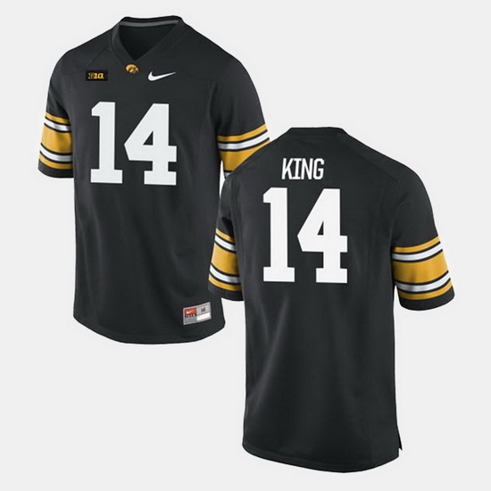 Iowa Hawkeyes Desmond King College Football Black Jersey Iowa Hawkeyes Desmond King College Football Black Jersey