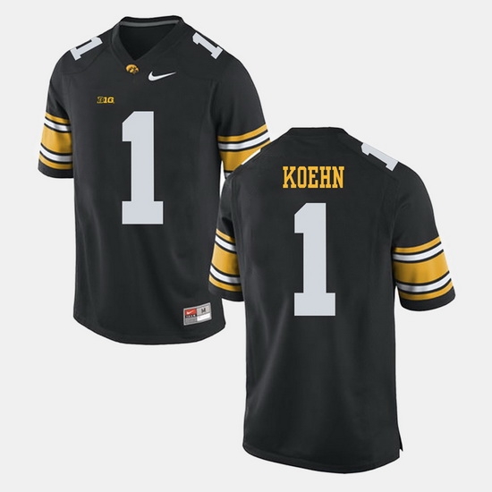 Marshall Koehn Black Iowa Hawkeyes Alumni Football Game Jersey Marshall Koehn Black Iowa Hawkeyes Alumni Football Game Jersey