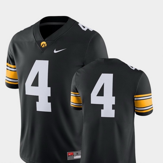 Men Iowa Hawkeyes Black College Football 2018 Game Jersey Men Iowa Hawkeyes Black College Football 2018 Game Jersey
