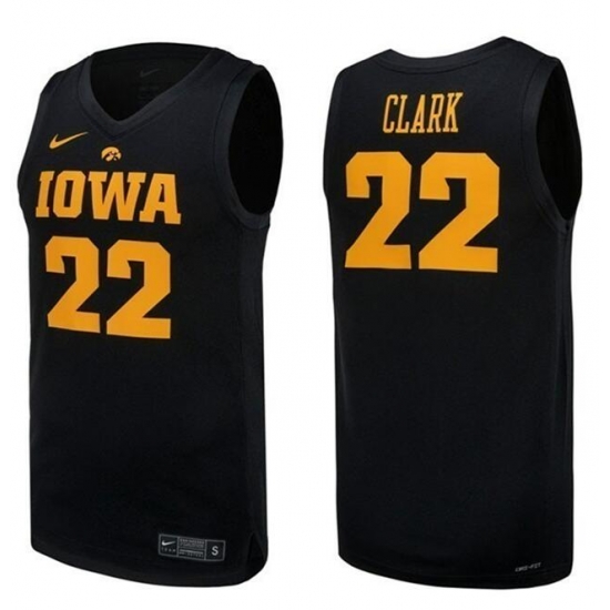 Men Iowa Hawkeyes Caitlin #22 Clark Black Jersey Men Iowa Hawkeyes Caitlin #22 Clark Black Jersey
