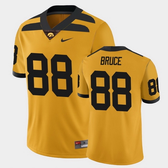 Men Iowa Hawkeyes Isaiah Bruce College Football Gold Alternate Game Jersey Men Iowa Hawkeyes Isaiah Bruce College Football Gold Alternate Game Jersey