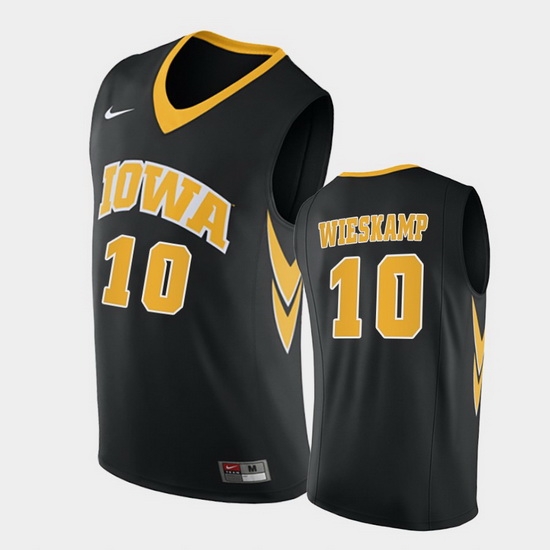 Men Iowa Hawkeyes Joe Wieskamp Replica Black College Basketball Jersey Men Iowa Hawkeyes Joe Wieskamp Replica Black College Basketball Jersey