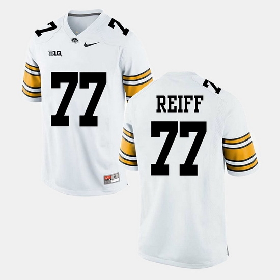 Men Riley Reiff White Iowa Hawkeyes Alumni Football Game Jersey Men Riley Reiff White Iowa Hawkeyes Alumni Football Game Jersey
